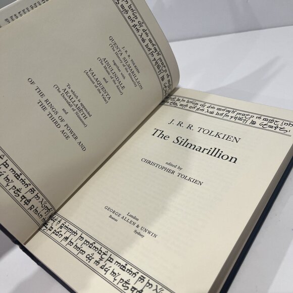 JRR Tolkien, The Silmarillion 1977 1st UK Export Editon, 1st Printing - Picture 12 of 12